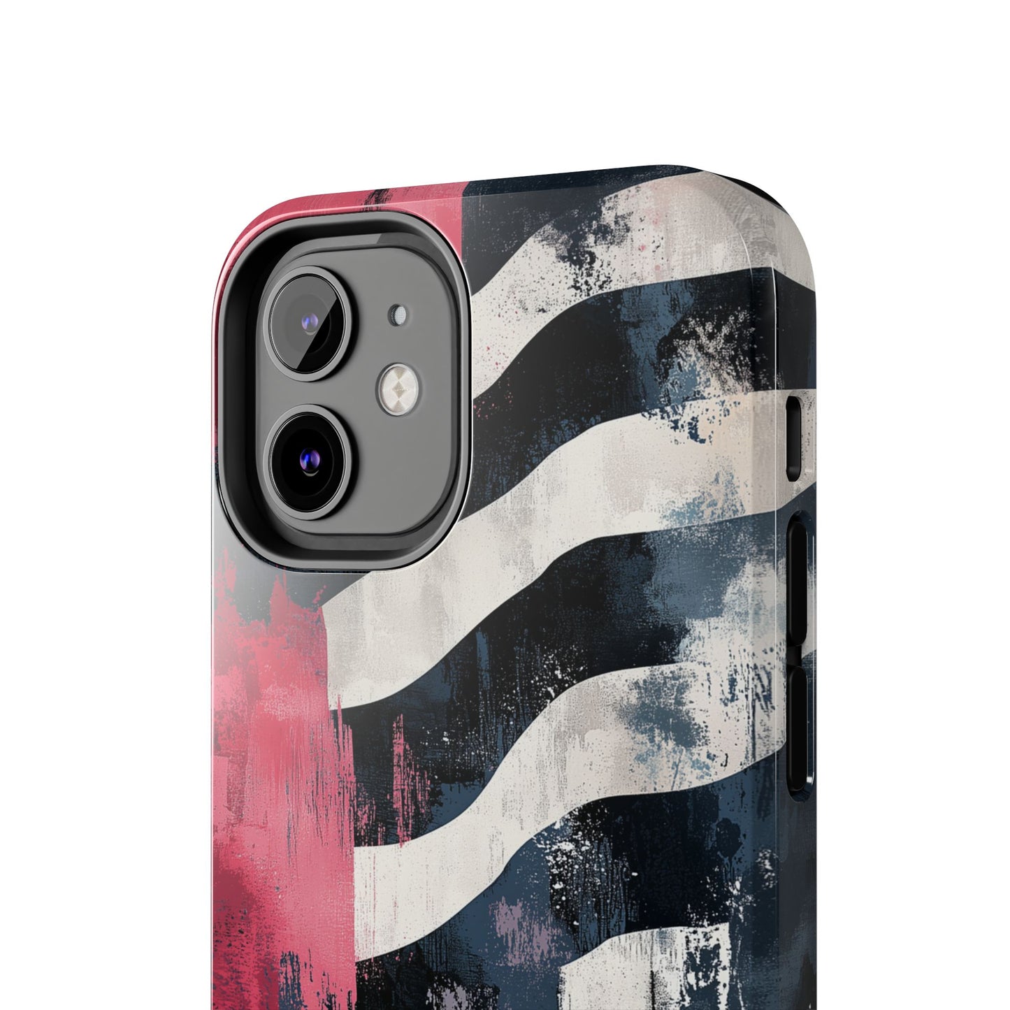 Blood Zebra iPhone Case – Bold Red & Black Pattern