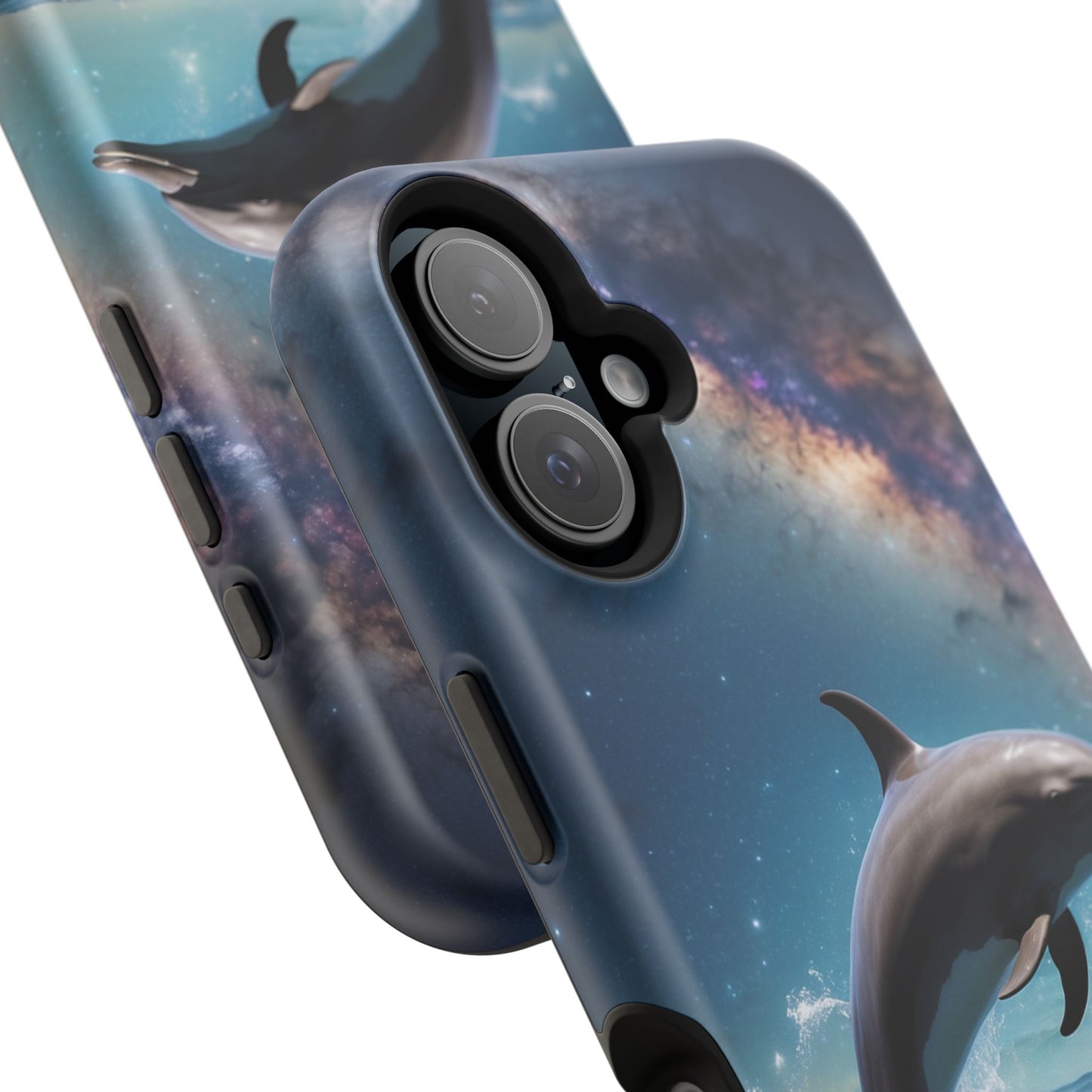 Dolphin Galaxy Splash - MagSafe-Compatible Case