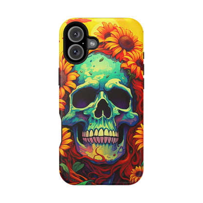 Sun Kissed Skull MagSafe iPhone Case