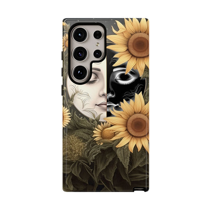 Sunflower Moon and Stars Samsung Galaxy Case – Ethereal Art Design