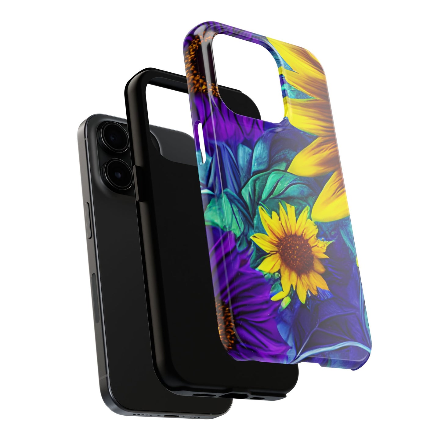 Purple & Gold Sunflower Dream - iPhone Series Case