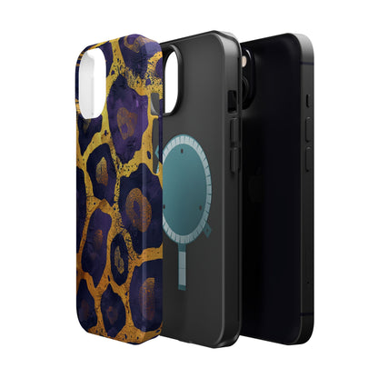 Regal Amethyst Leopard iPhone Case