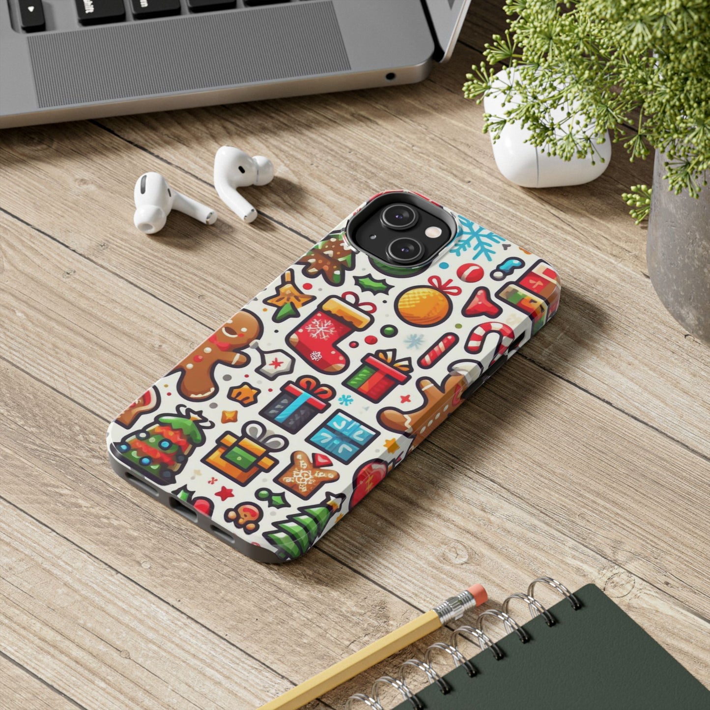 Festive Christmas Icons Pattern – iPhone Series Case