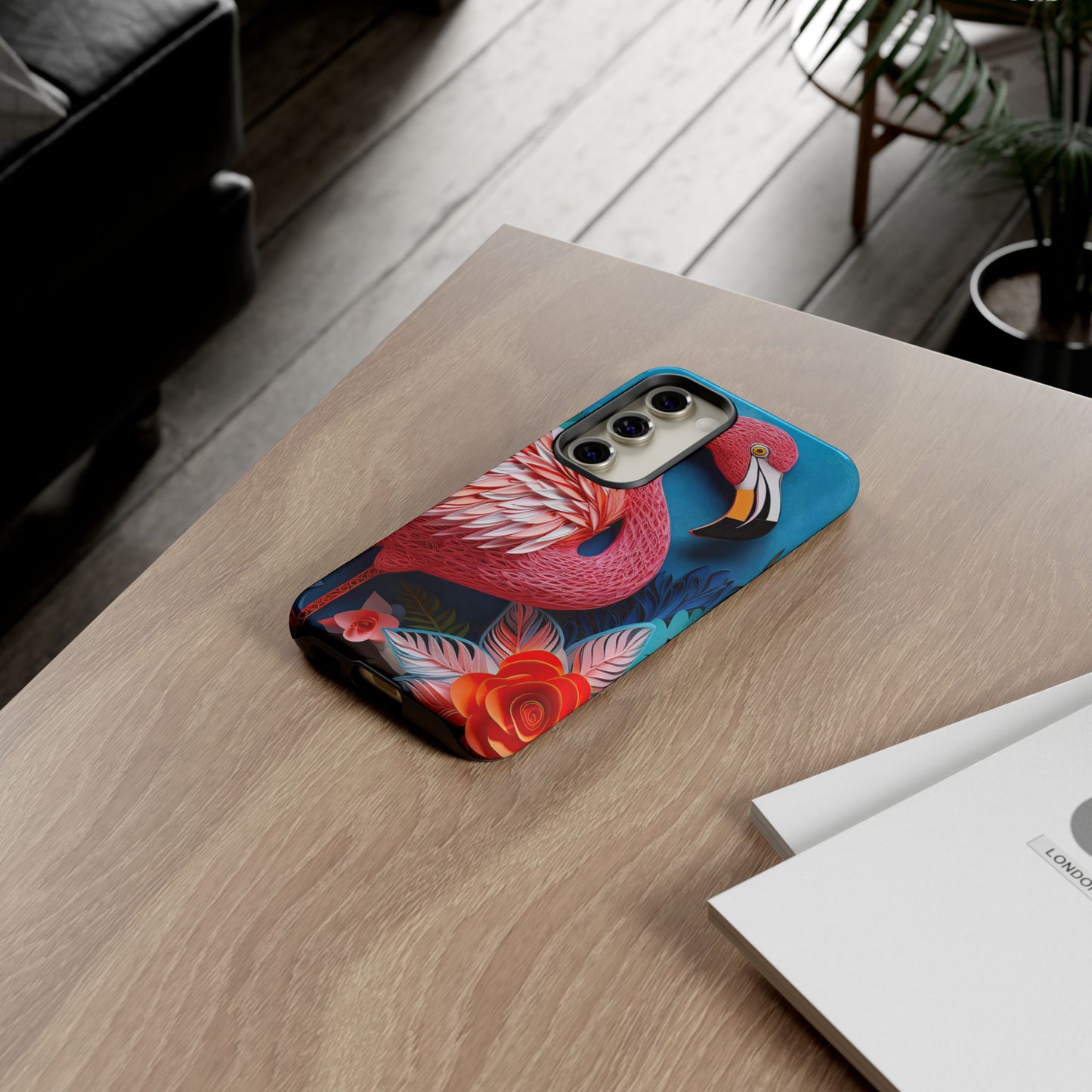 Flamingo Dreams – Bold Tropical Samsung Case