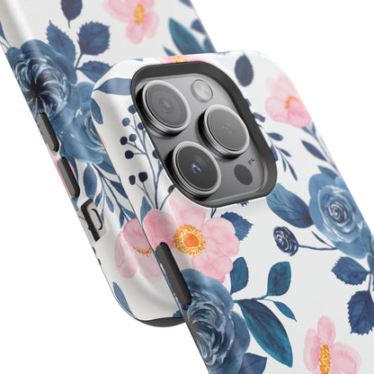 Pastel Garden Charm – MagSafe Case with Soft Watercolor Floral Print