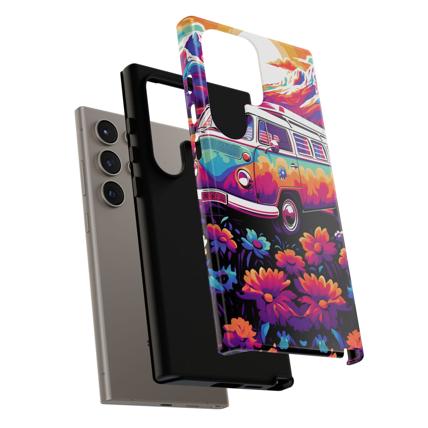 Groovy Floral Sunset Van – Samsung Galaxy Series Case