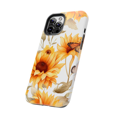 Sunflower & Monarch Garden - iPhone Series Case