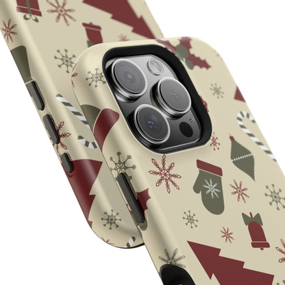 Vintage Holiday Cheer - MagSafe iPhone Series Case