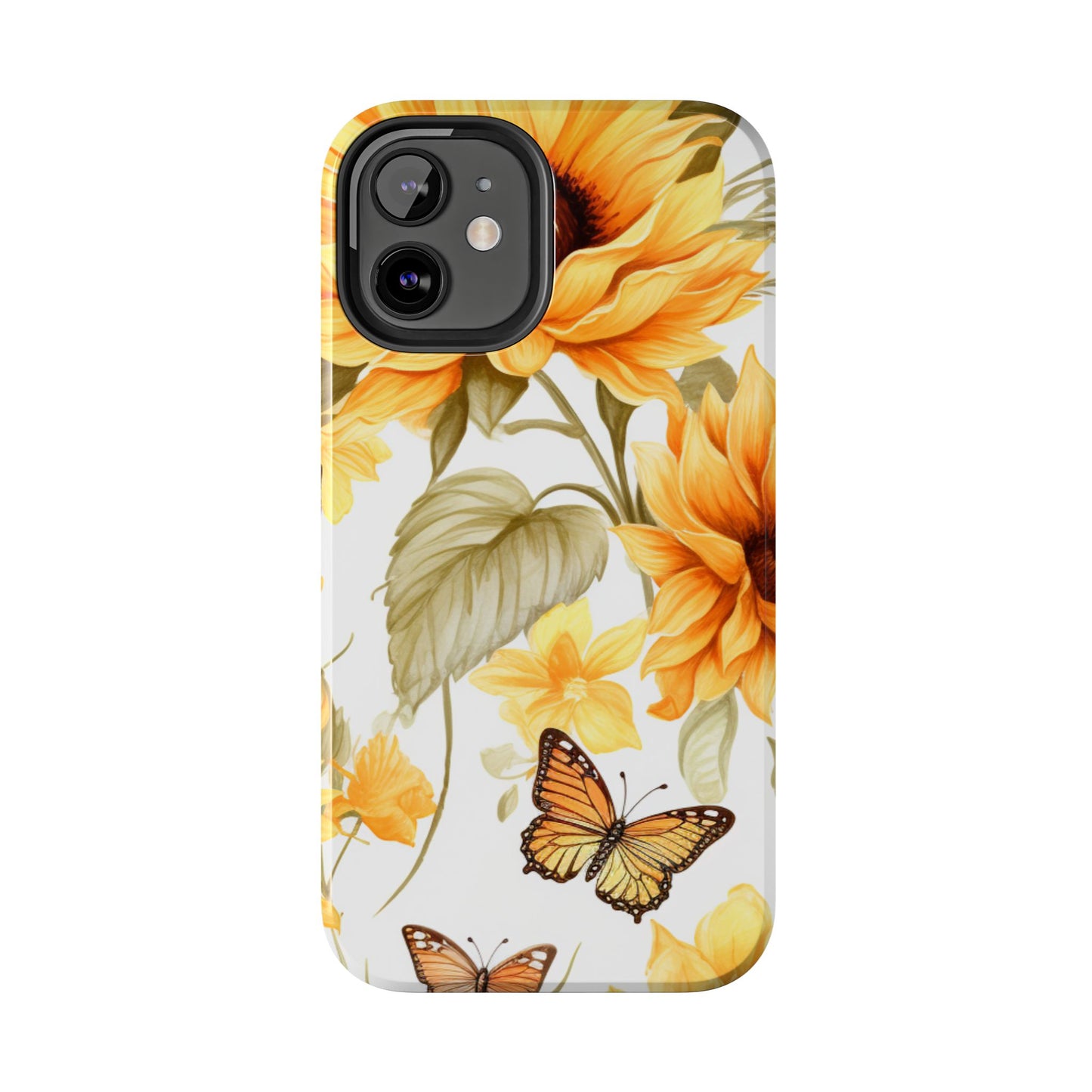 Sunflower & Butterfly Bliss - iPhone Series Case