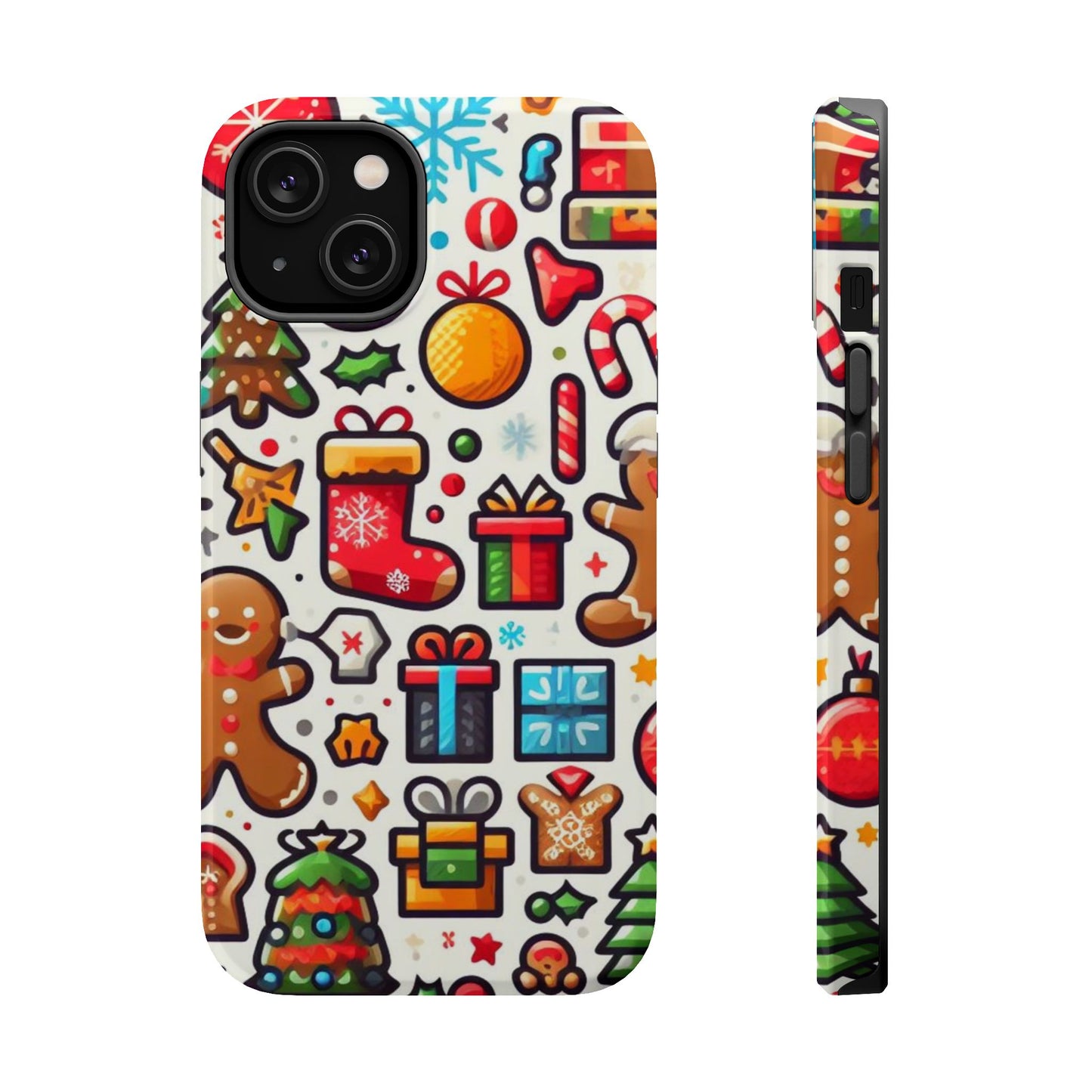 Festive Christmas Icons Pattern – MagSafe iPhone Series Case