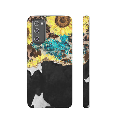 Rustic Sunflower Leopard Glam - Samsung Galaxy Series Case