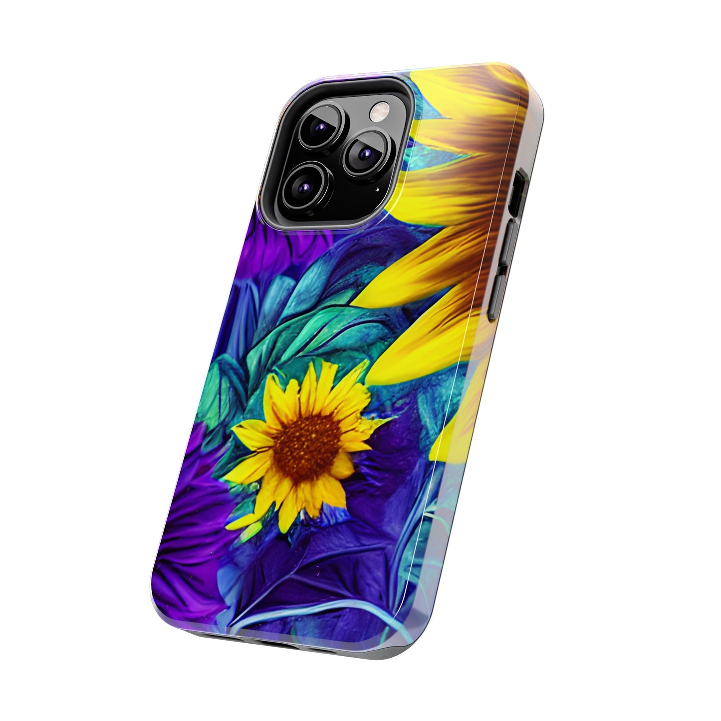 Purple & Gold Sunflower Dream - iPhone Series Case