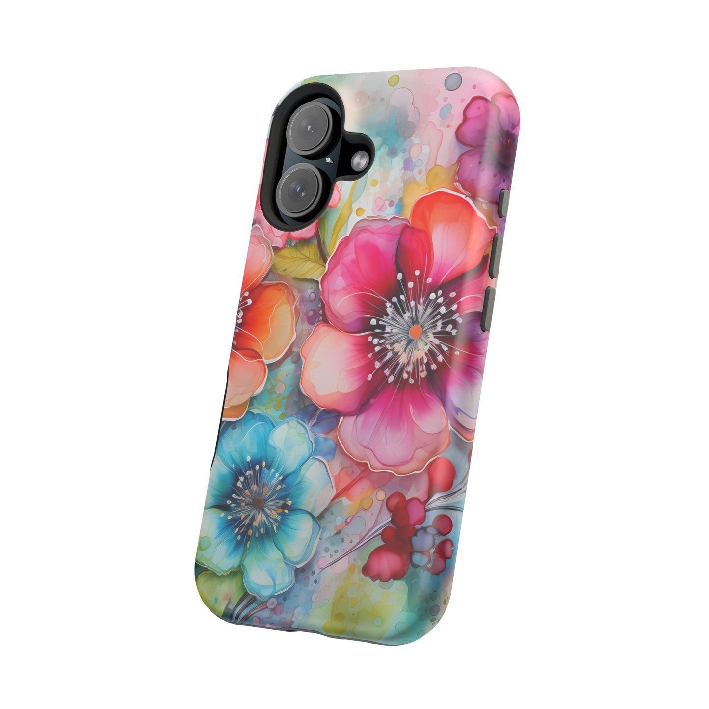 Vibrant Watercolor Floral Garden - MagSafe iPhone Series Case