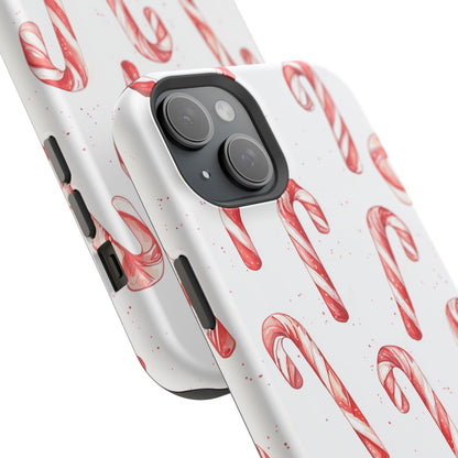 Candy Cane Christmas Pattern – MagSafe iPhone Series Case