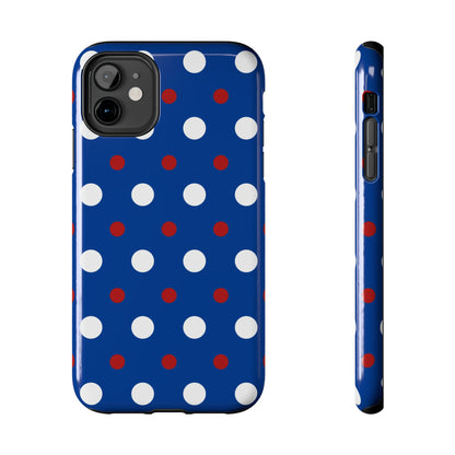 Patriotic Polka Dots – iPhone Case