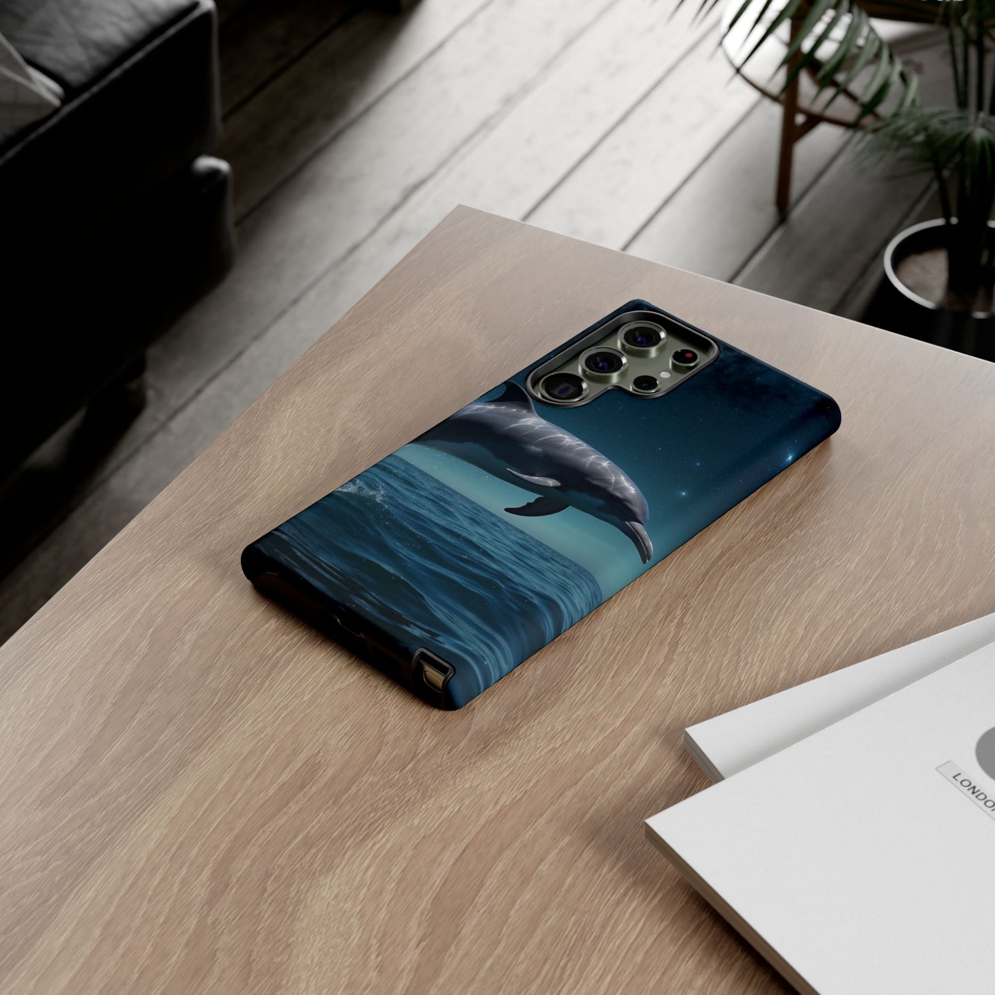 Midnight Ocean Dolphin - Samsung Galaxy Case