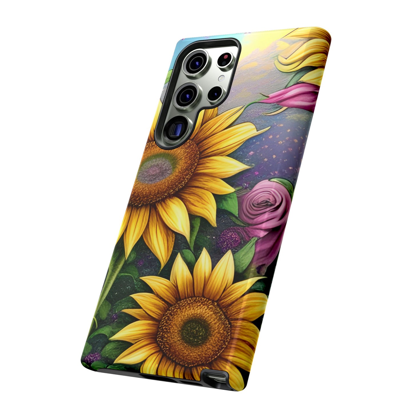 Whimsical Sunflower & Rose Garden - Samsung Galaxy Series Case