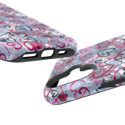 Graffiti Love Hearts MagSafe Case