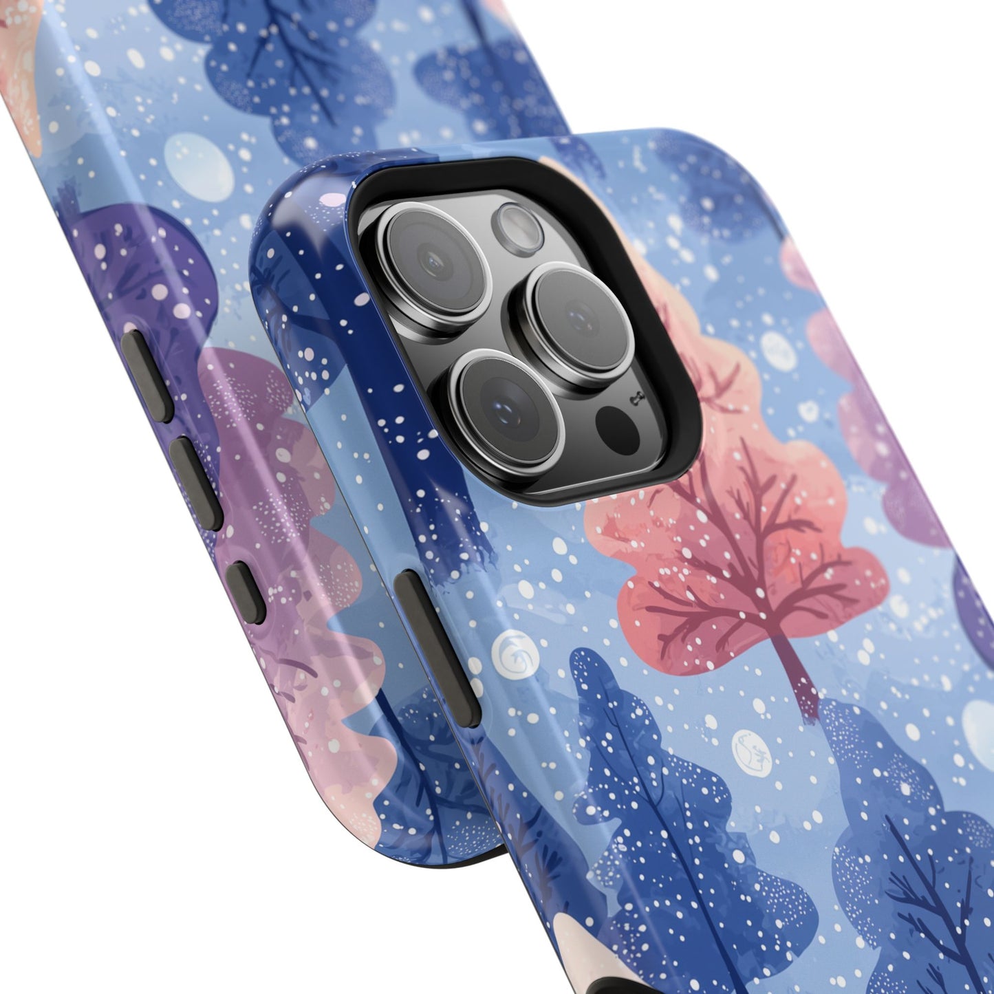 Pink & Purple Winter Wonderland - MagSafe iPhone Series Case