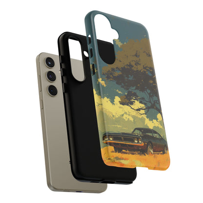 Retro Road Trip Vintage Car iPhone Case