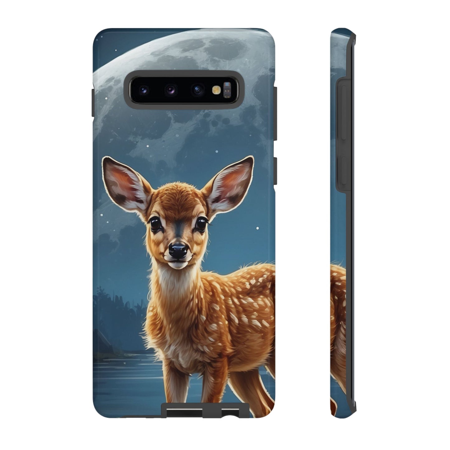 Samsung Galaxy Case – Enchanted Fawn Under the Moonlit Sky