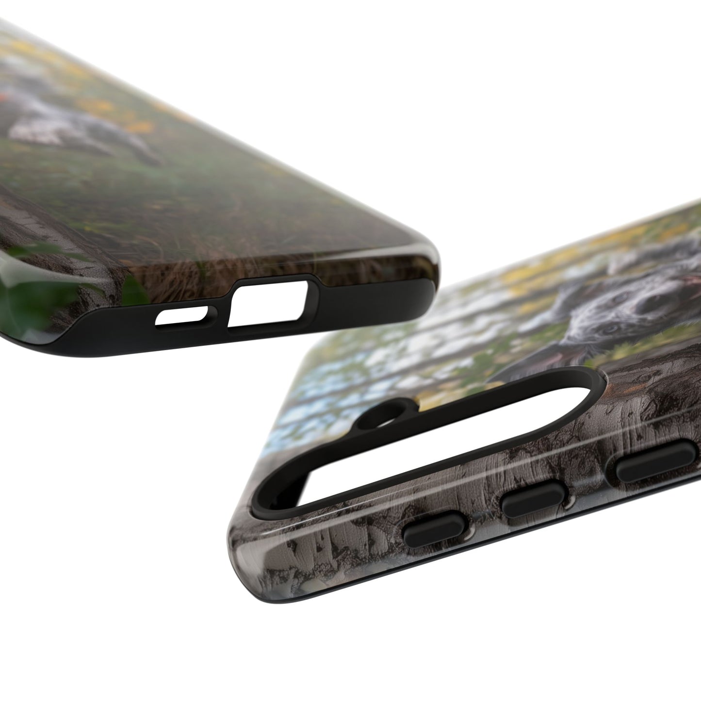 Happy Forest Dog iPhone Case – Nature-Inspired Protective Cover