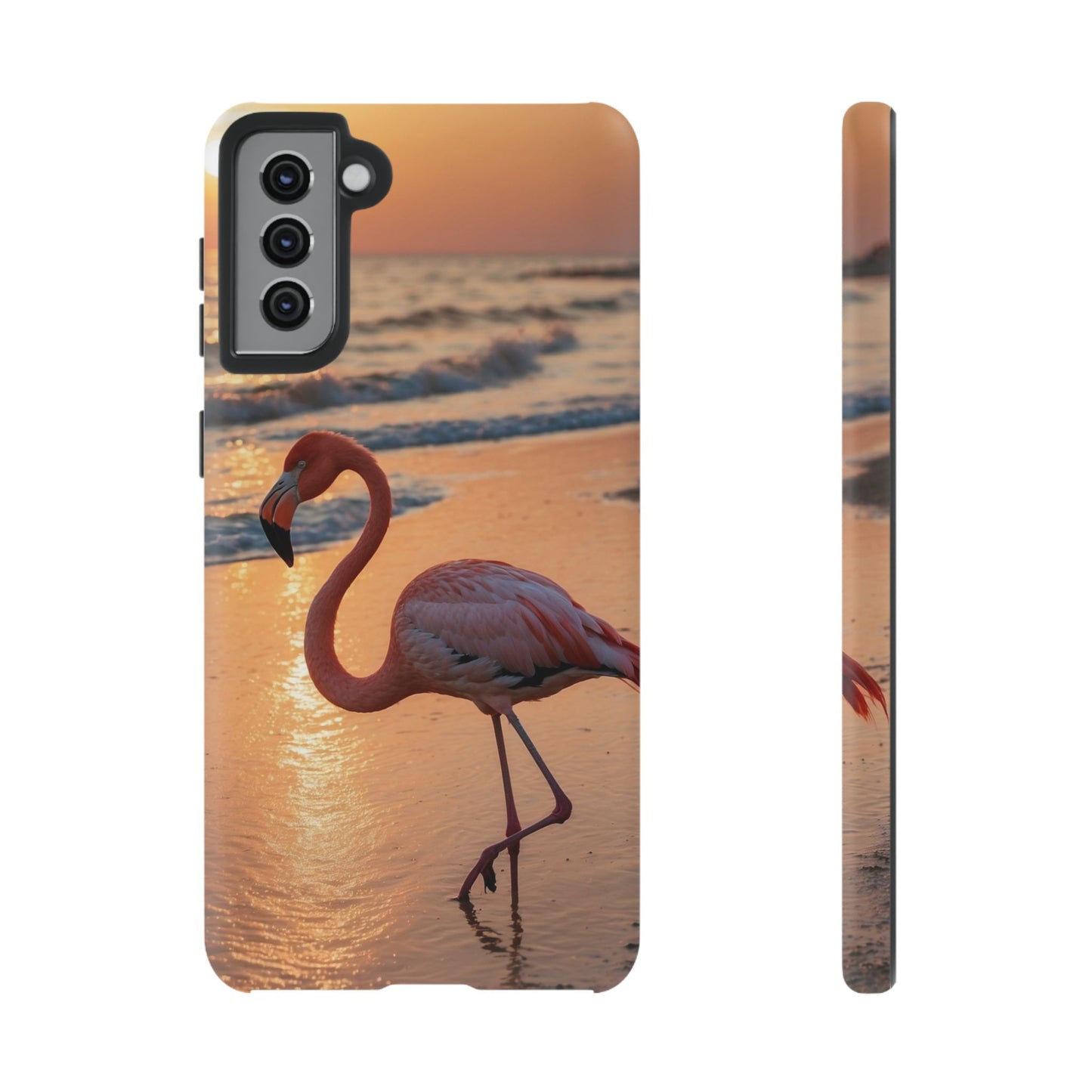 Island Beauty – Flamingo Samsung Galaxy Case