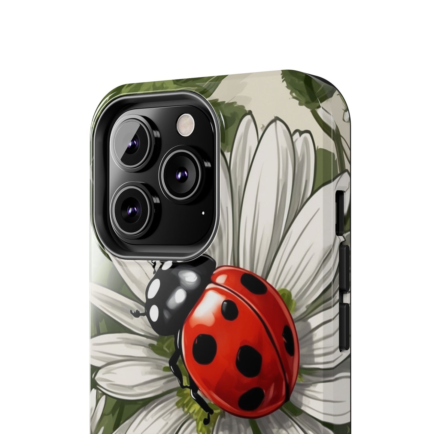 Ladybug & Daisy Garden Charm - iPhone Series Case