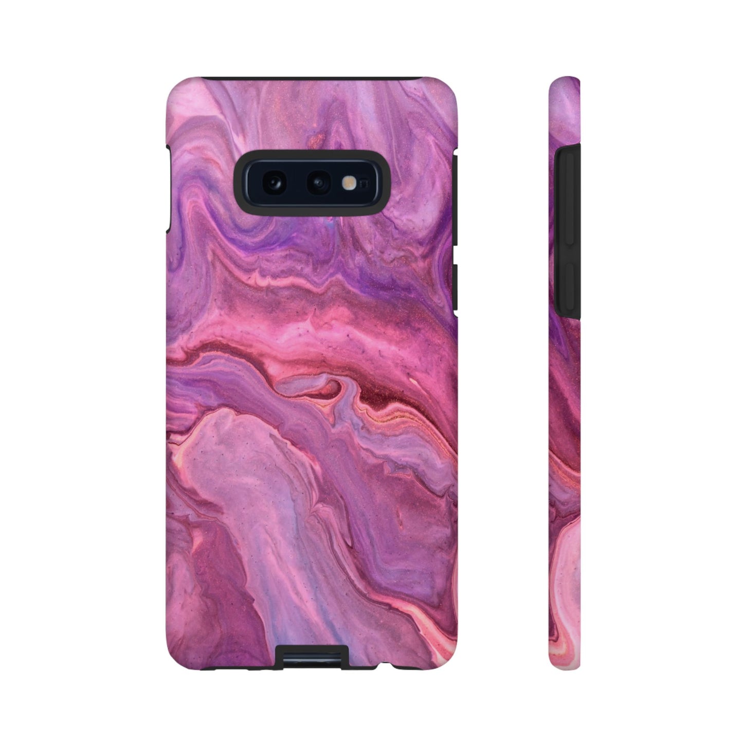 Lavender Dreamscape – Samsung Galaxy Case with Purple & Pink Marble Art