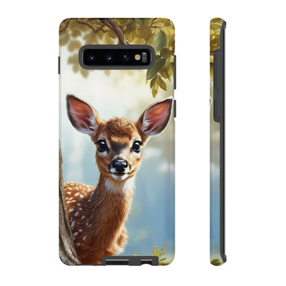 Whimsical Fawn in a Sunlit Forest Samsung Galaxy Case