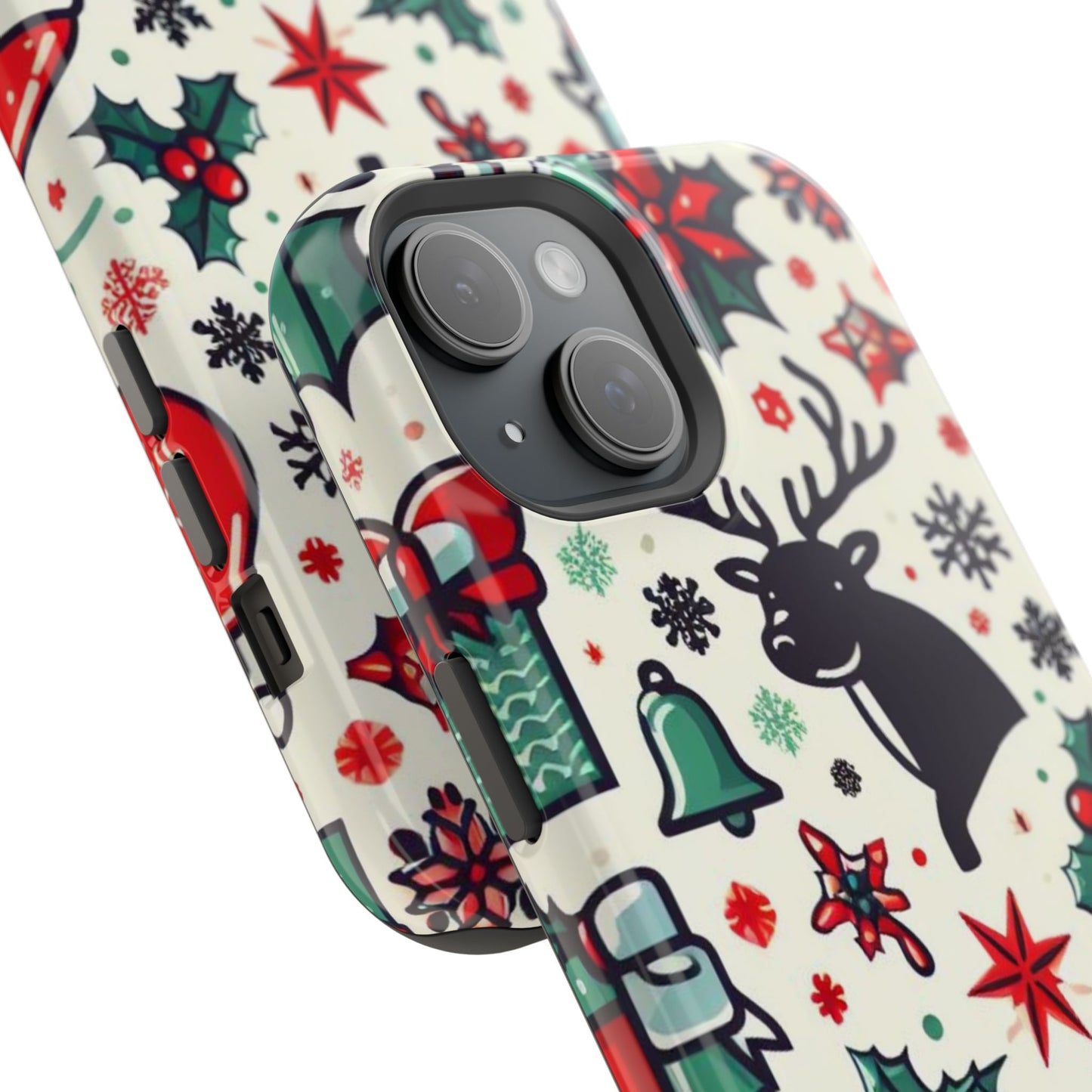 Cartoon Christmas Cheer – MagSafe iPhone Case