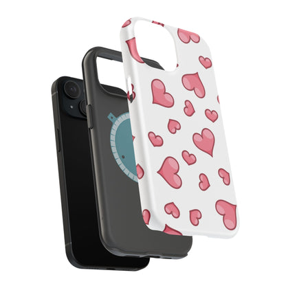 Scattered Hearts MagSafe iPhone Case