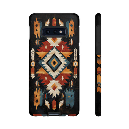 Southwestern Arrow & Diamond Tough Samsung Galaxy Case – Bold Tribal Design, Dual - Layer Protection - BOGO Cases