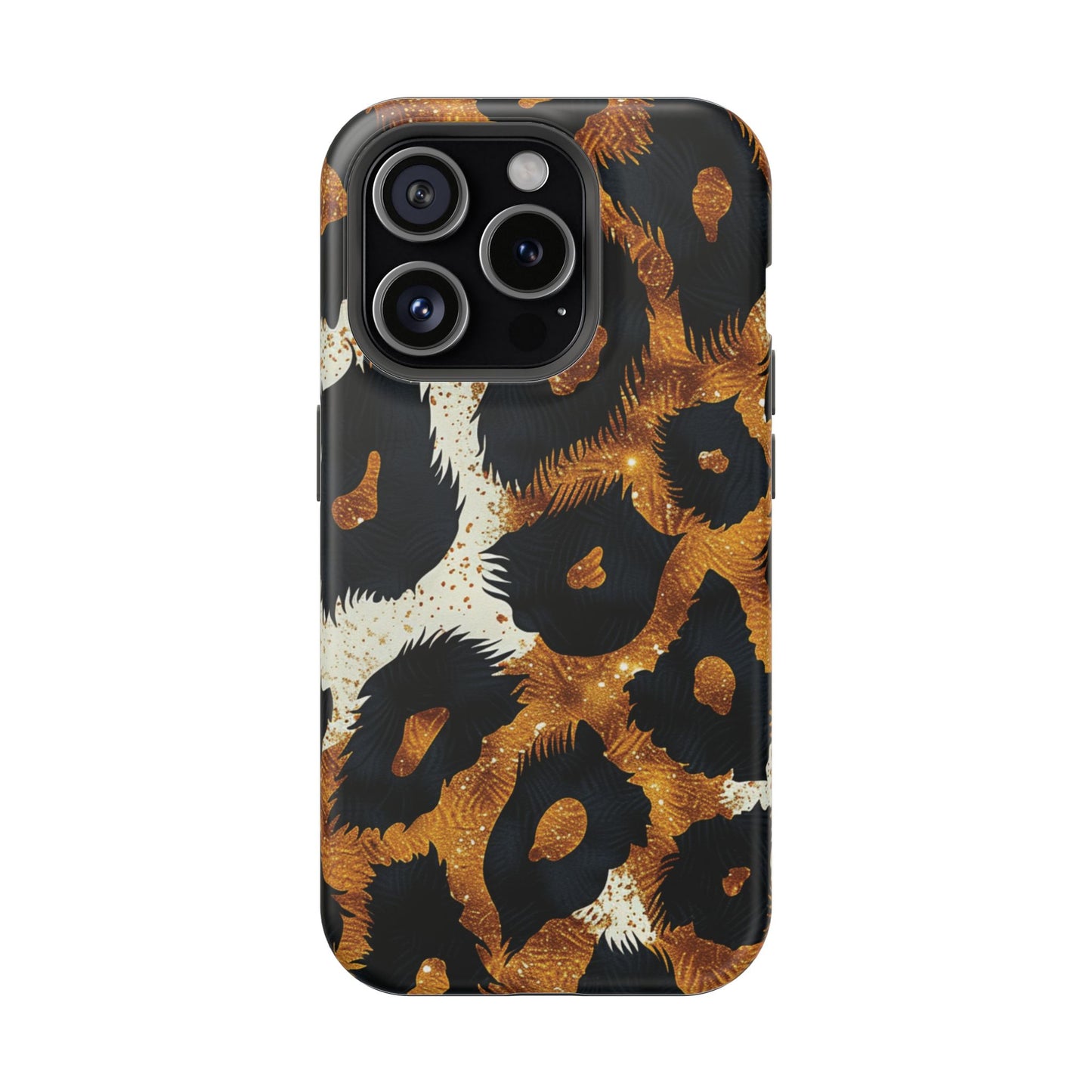 Safari Noir Gold Leopard iPhone Case