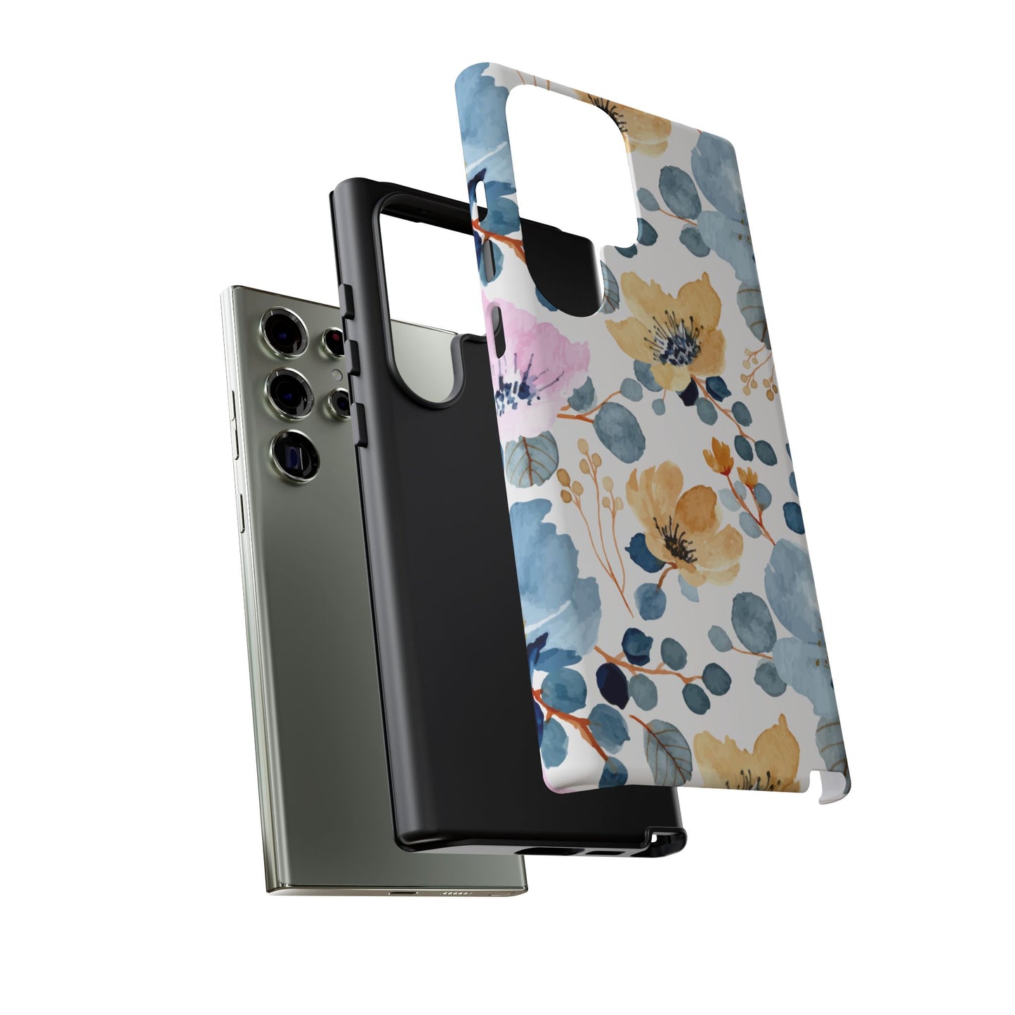 Spring Radiance – Samsung Galaxy Case with Bold Watercolor Florals