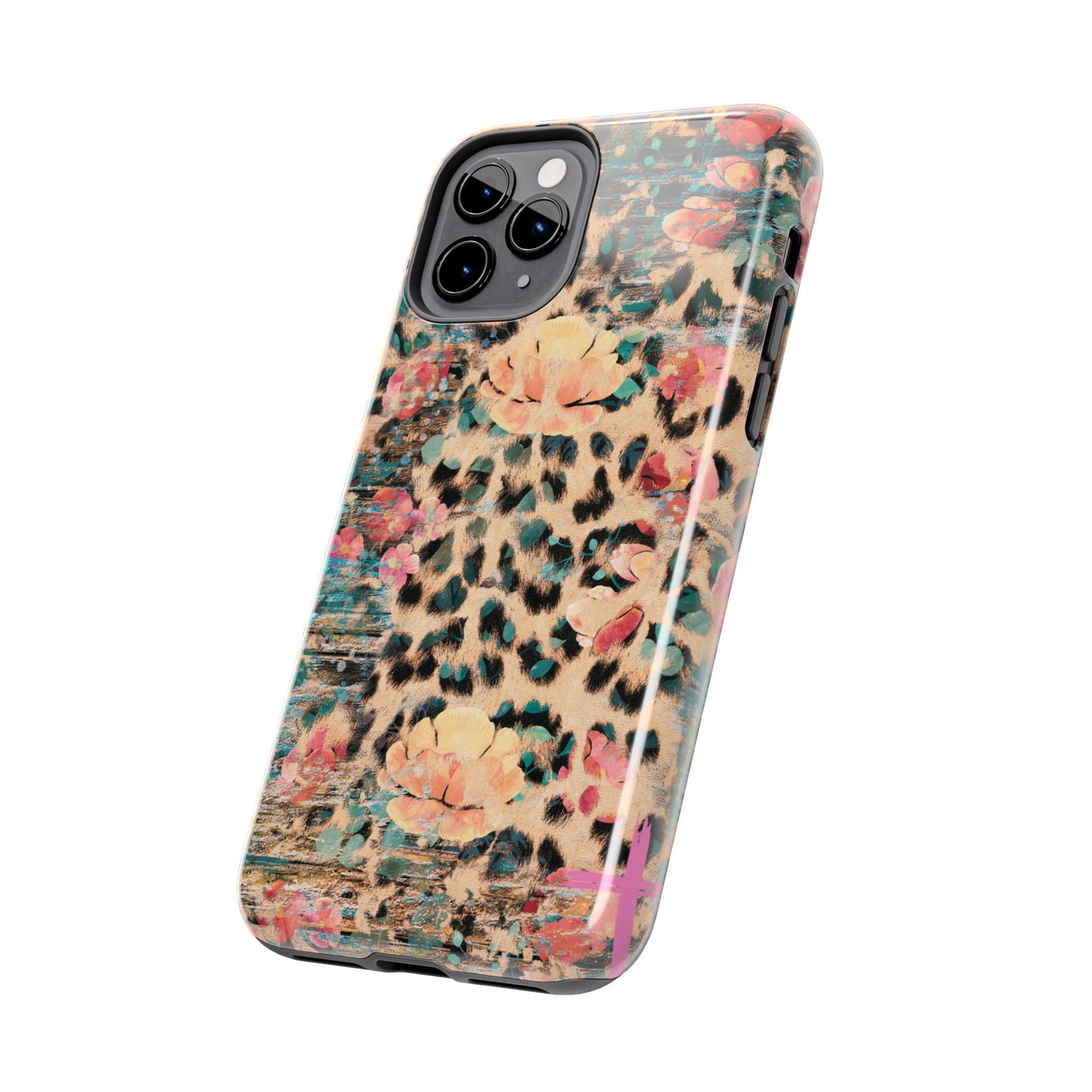 Rustic Floral Leopard - iPhone Series Case