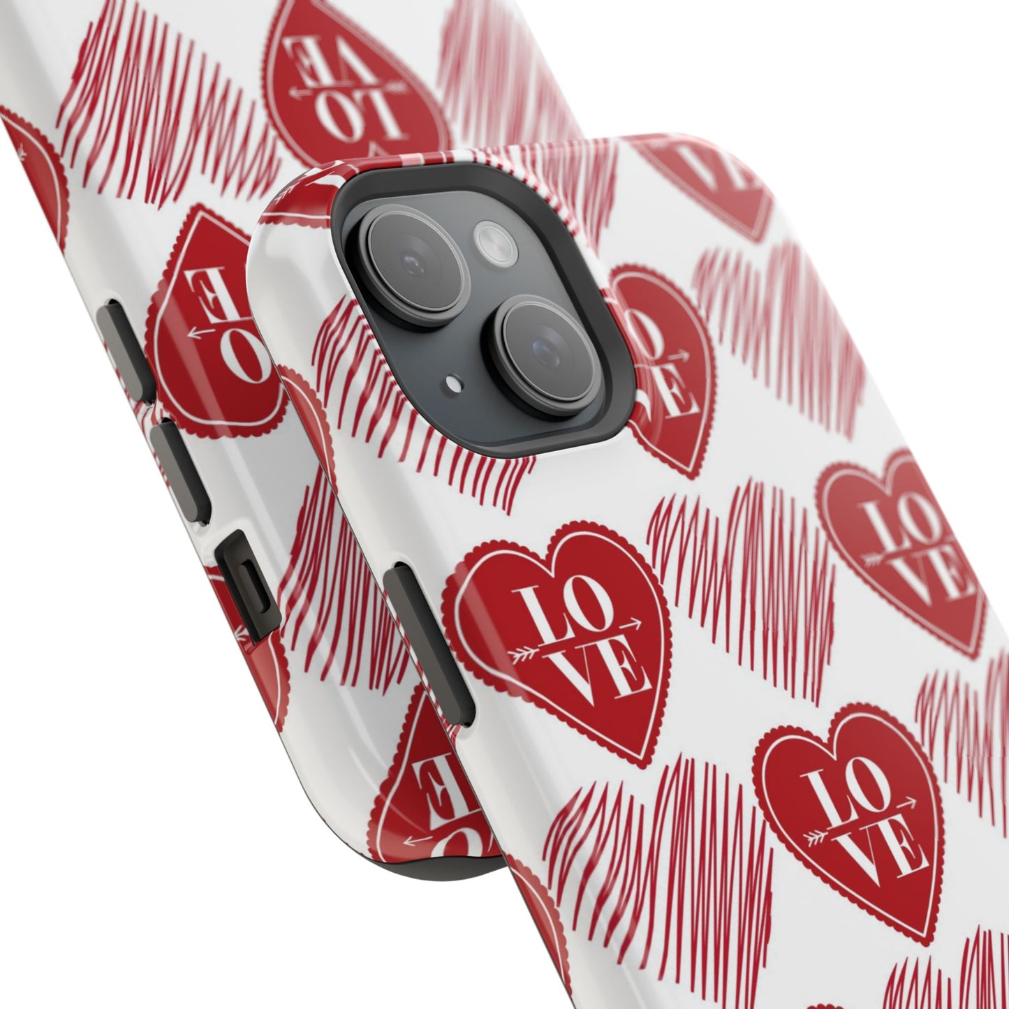 Red Love Heart Pattern – MagSafe