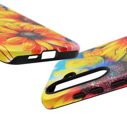 Vibrant Sunflower Splash - Samsung Galaxy Series Case