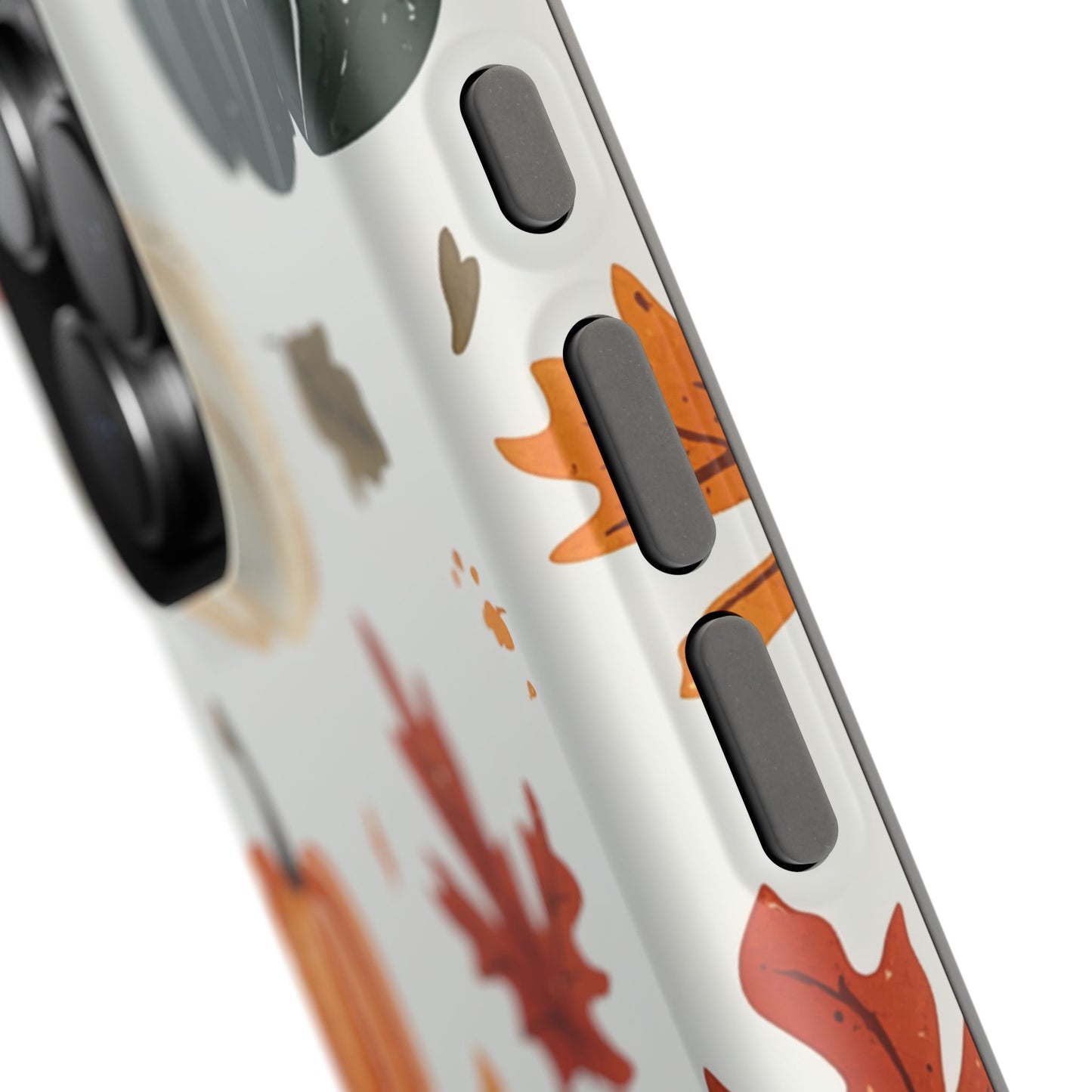 Autumn Pumpkin MagSafe iPhone Case – Fall Leaves and Harvest Design