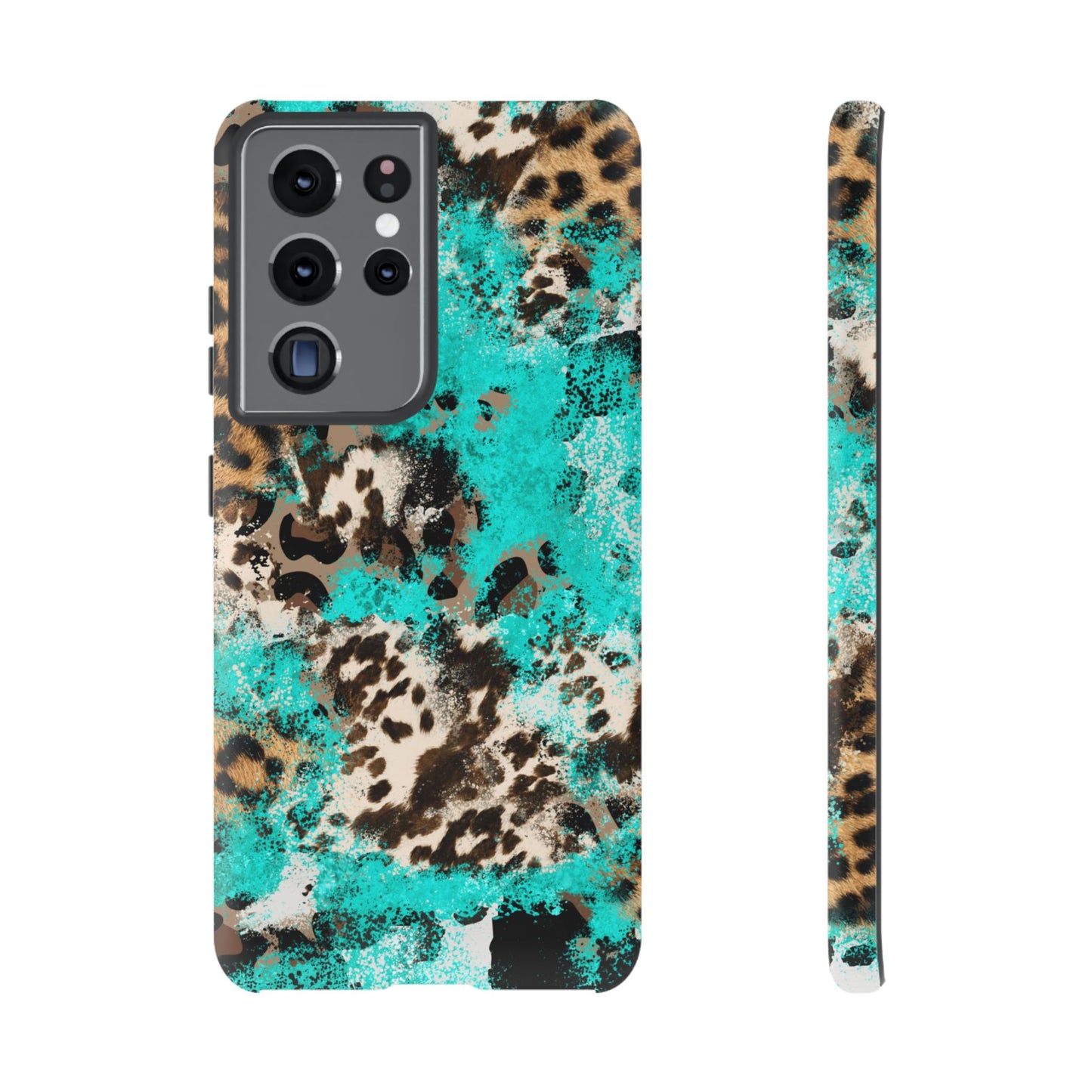 Aqua Splash Leopard - Samsung Galaxy Series Case