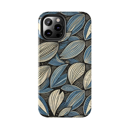 Botanical Leaf Pattern iPhone Case - Nature-Inspired Protective Cover