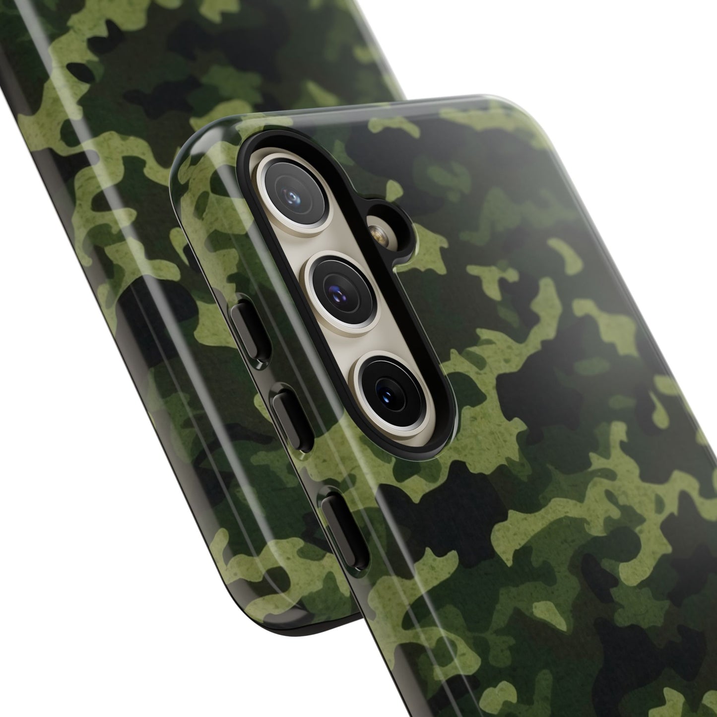 Dark Green Camouflage – Samsung Galaxy Case, Durable and Stylish