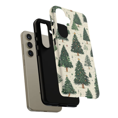 Festive Christmas Tree Forest Pattern – Samsung Galaxy Series Case