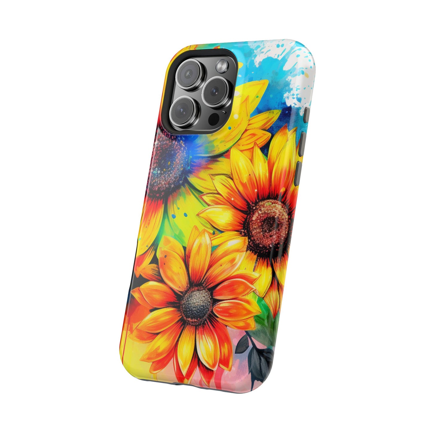 Vibrant Sunflower Splash - MagSafe iPhone Series Case