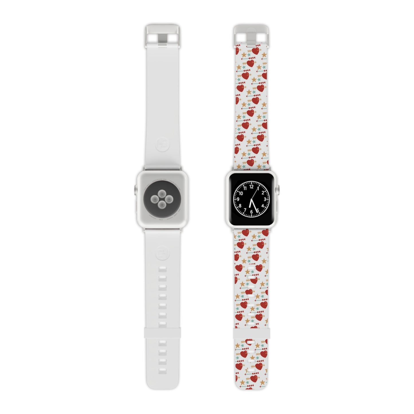 Retro Hearts and Stars Apple Watch Band