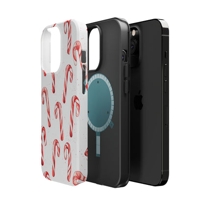 Candy Cane Christmas Pattern – MagSafe iPhone Series Case