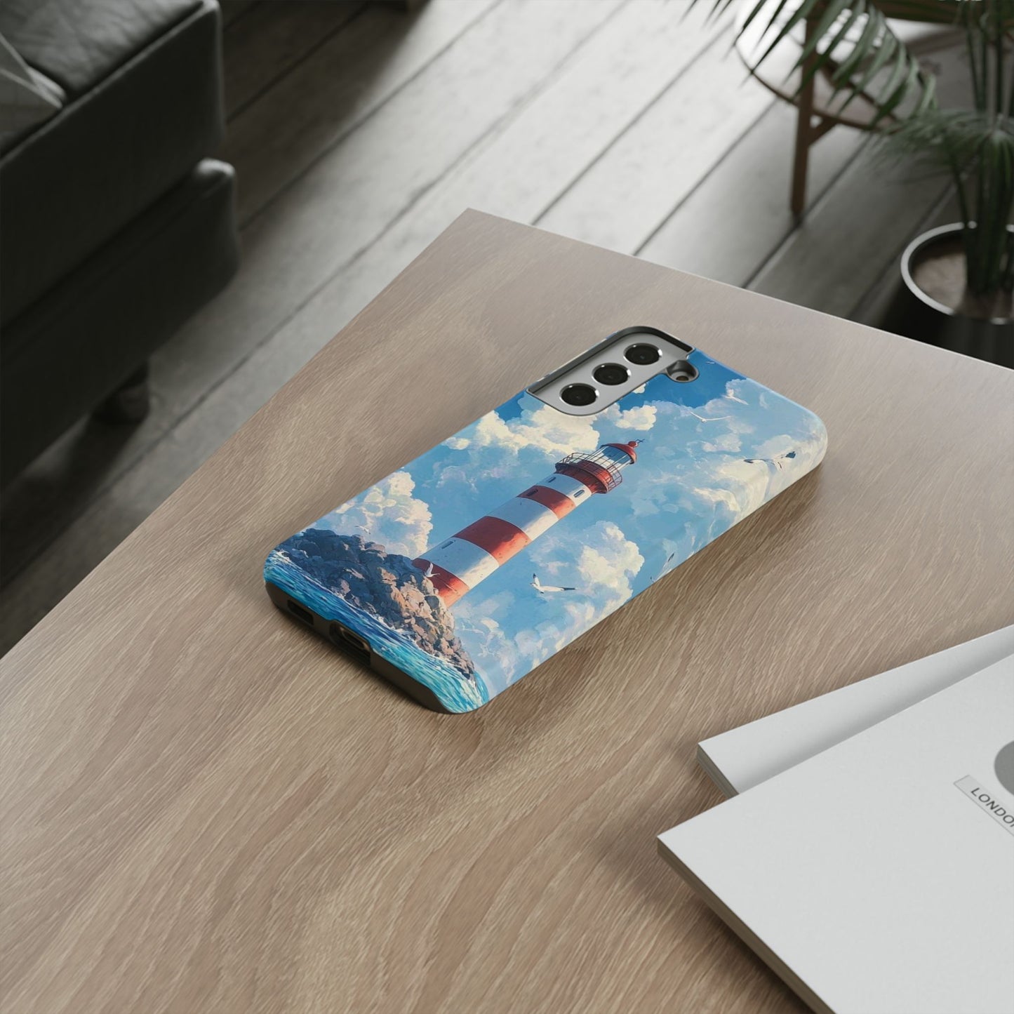 Samsung Galaxy Case - Majestic Lighthouse Scene Design