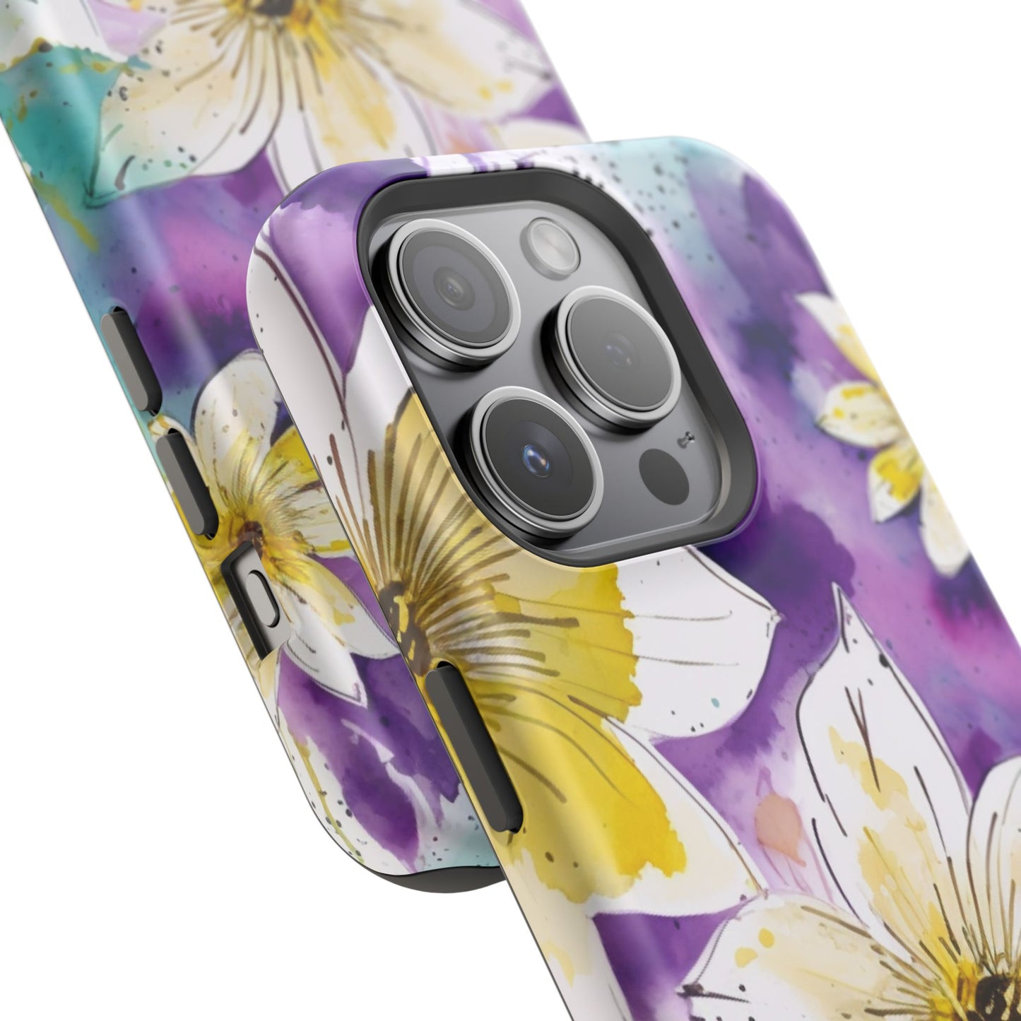 Abstract Floral Watercolor Splash - MagSafe iPhone Series Case