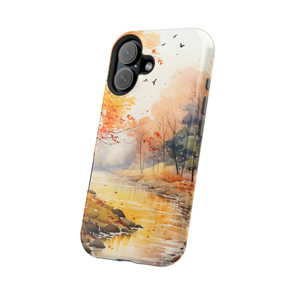 Autumn River Serenity – MagSafe iPhone Case