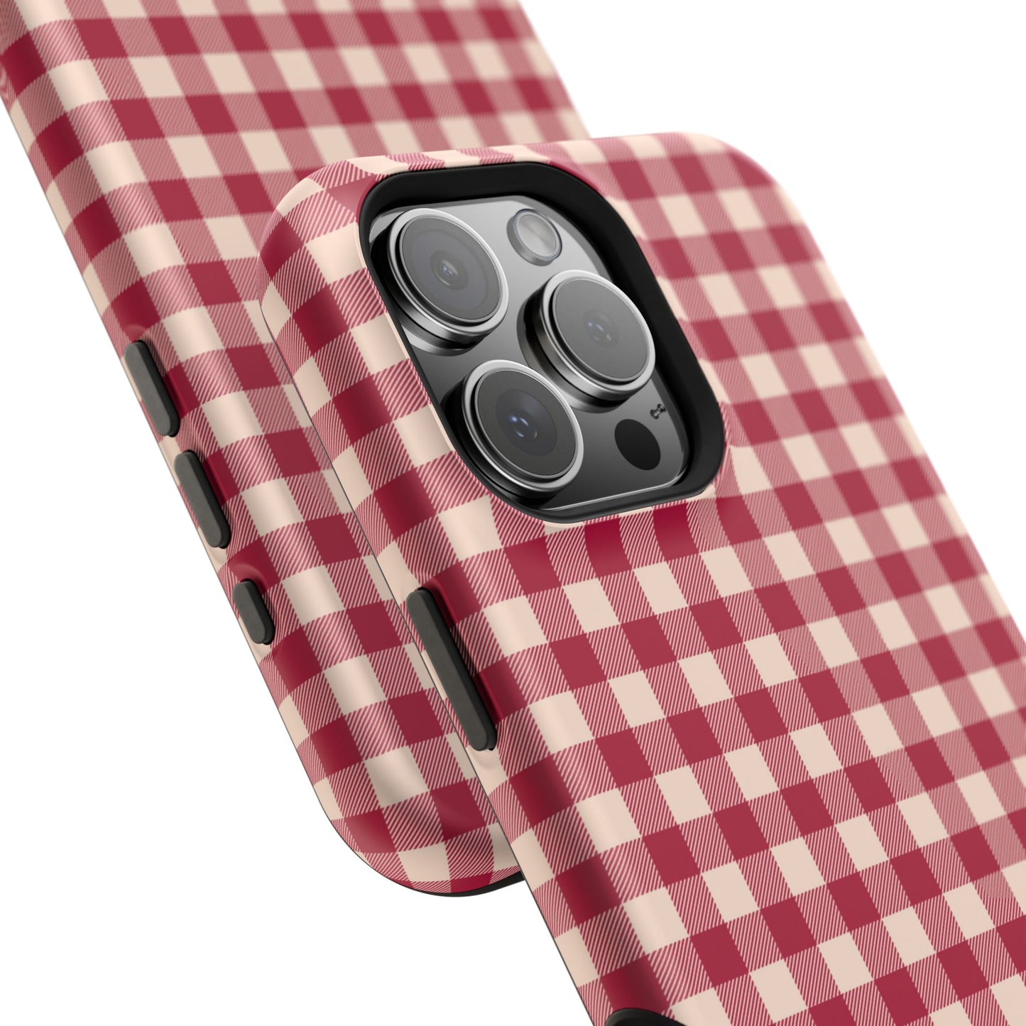 Vintage Red Gingham Check – MagSafe iPhone Case